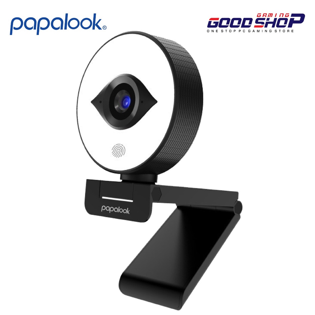 PAPALOOK Webcam 1080P 60FPS Auto Focus, Microphone Tripod -PA552Pro-FS