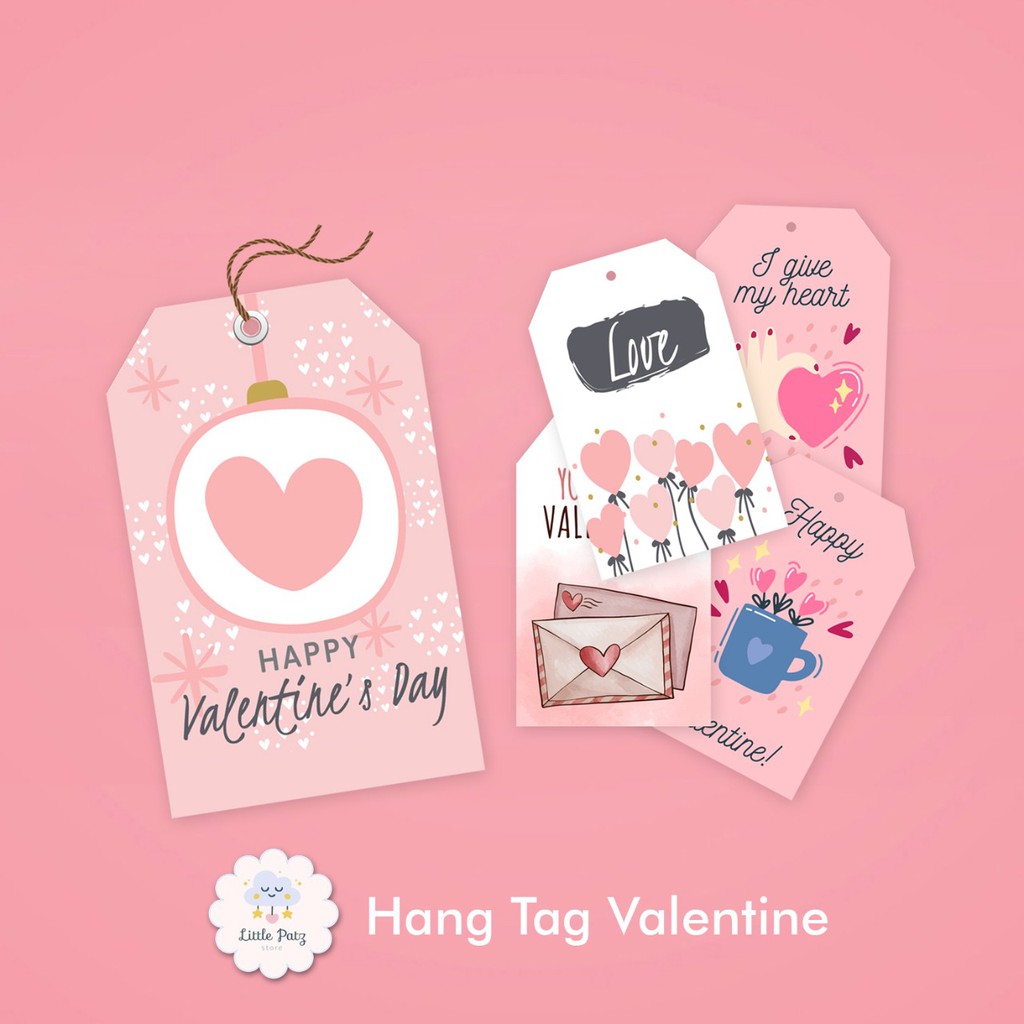 

Hang Tag VALENTINE/Gift Tag/Kartu Ucapan/Hampers/Kado