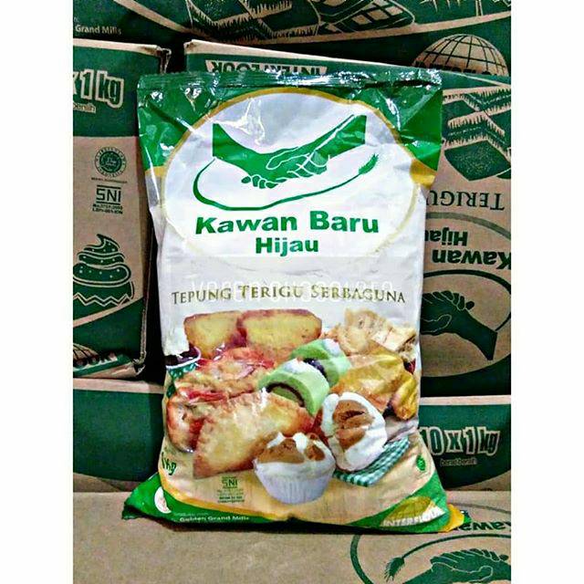 

Tepung Terigu Kawan Baru Hijau 1kg