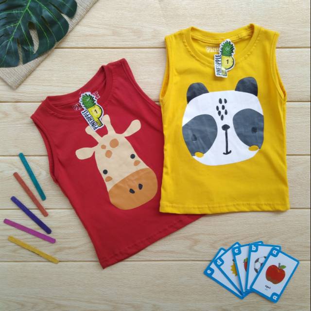 Tanktop Boy / Tanktop anak laki laki / Kaos kutung anak laki