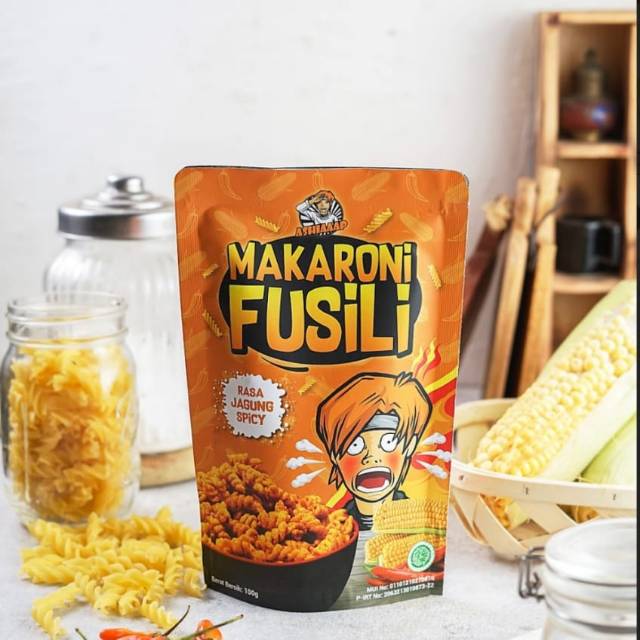 

MAKARONI FUSILI RASA JAGUNG SPICY