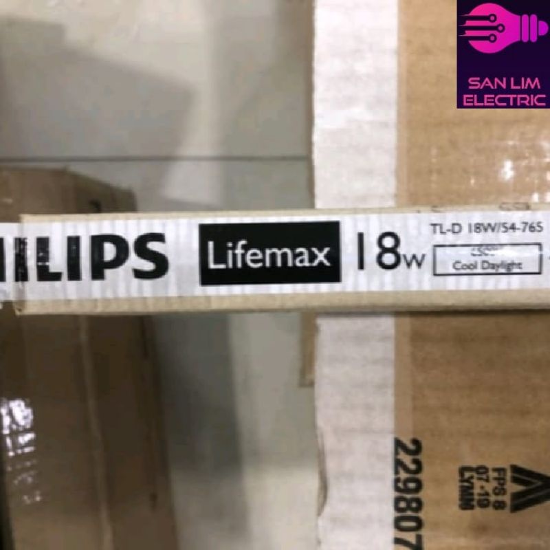 LAMPU TL TL-D TLD 18WATT 18 WATT 18W 18 W PHILIPS