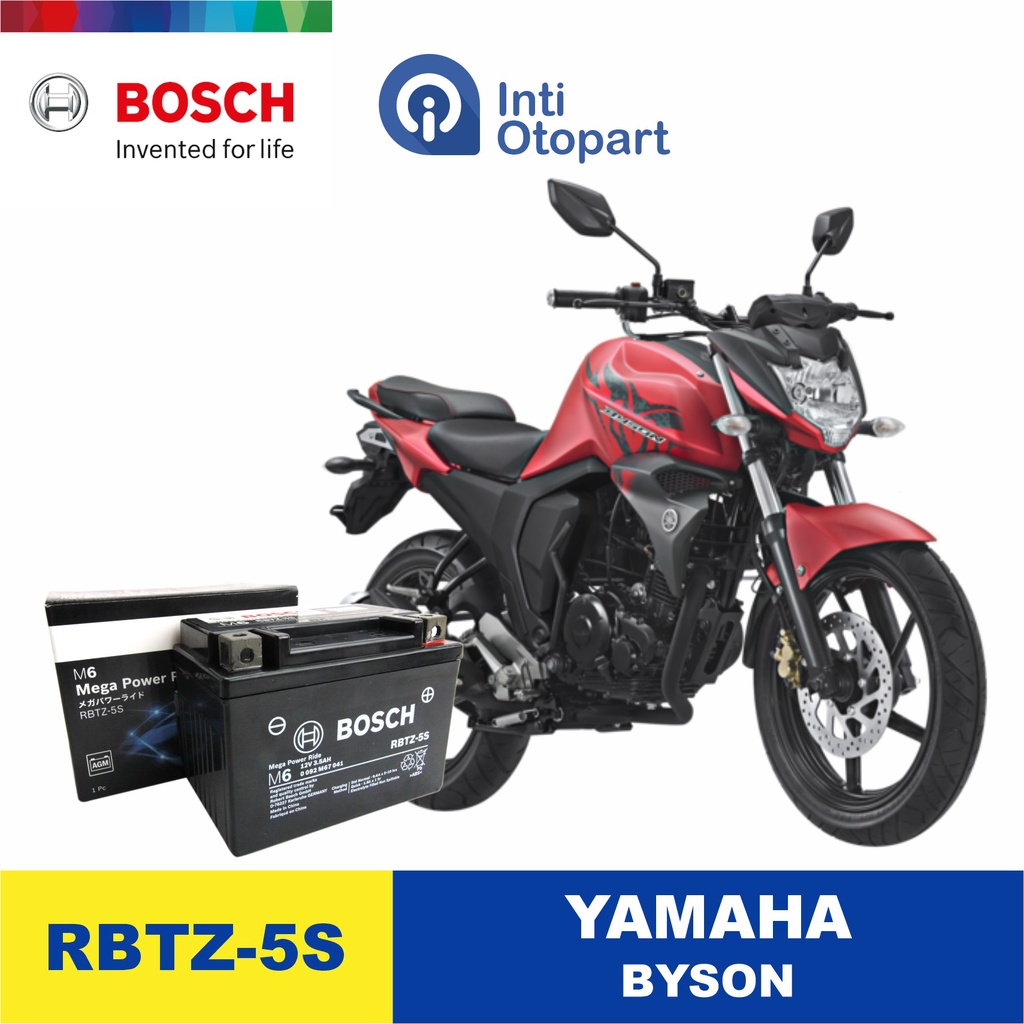 Accu Aki RBTZ-5S  Motor YAMAHA BYSON ORIGINAL BOSCH