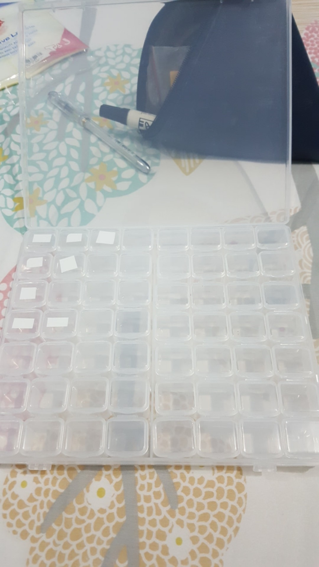 Storage 56 Grids 5d Diy Diamond Painting Drill Box Jewelry Box Rhinestone Storage Box Nail Storage