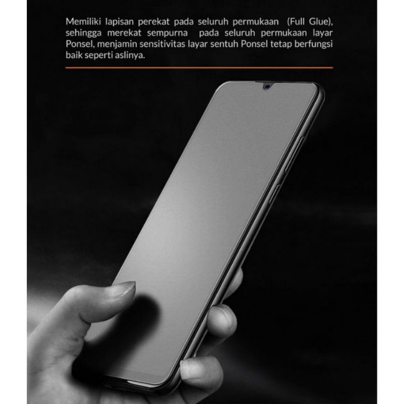 Matte Glass 9H Full Layar Vivo Y11 Y12 Y12i Y12S Y15 Y15S  Y16 Y17 Y19 Tempered Glass Anti Minyak Full Layar