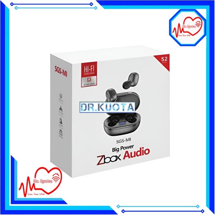 Handfree/Headset/Earphone BLUETOOTH ZBOX TWS SGS-MI Audio Wireless