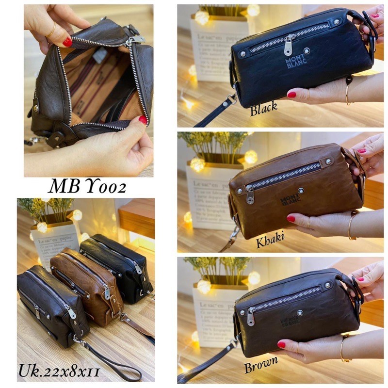 Handbag / Pouch Y002 Import Kulit Sapi - IMPORT