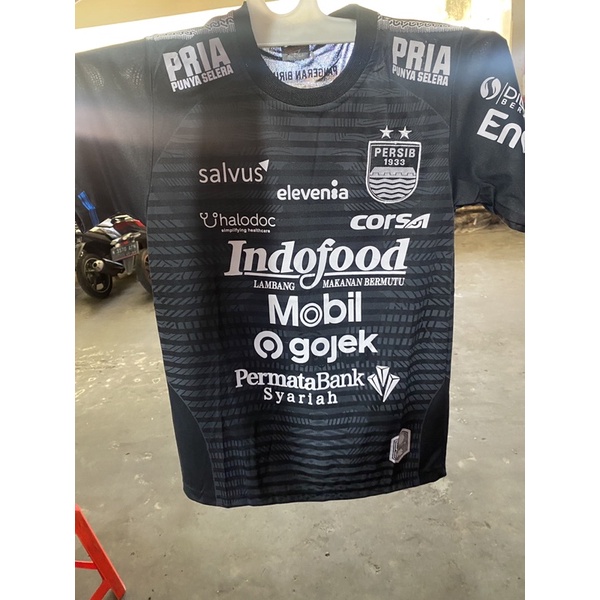 jersey anak tanggung persib hitam away kids