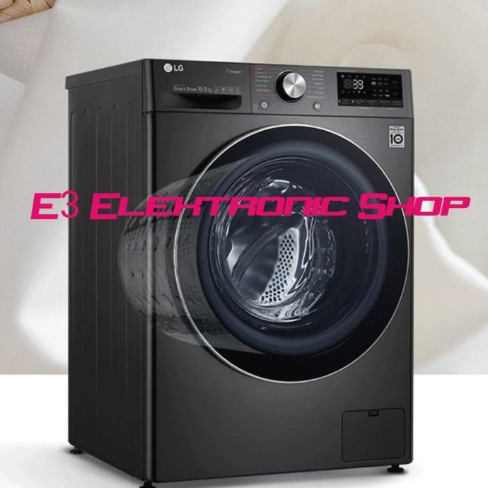 Mesin Cuci LG Front Loading 10,5Kg FV1450S1B New Garansi Resmi Termurah