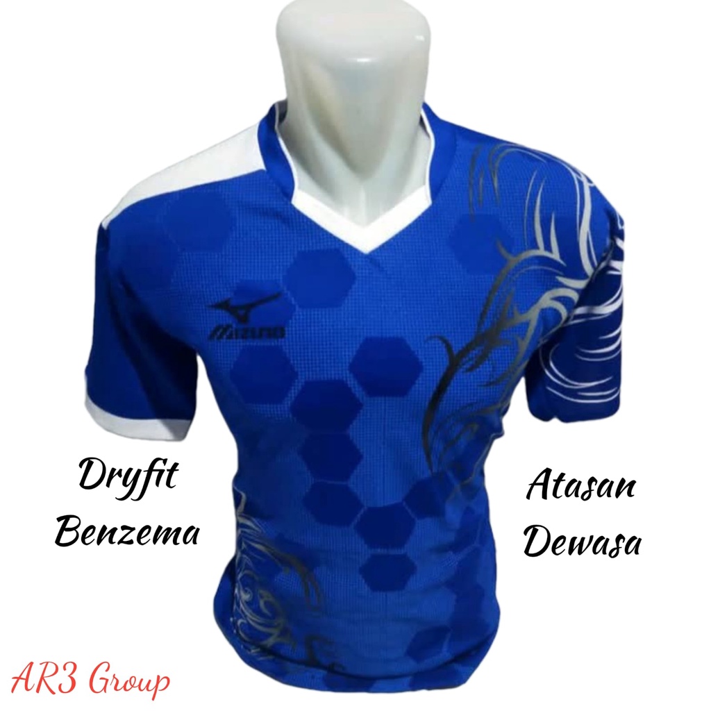 Kaos atasan pria/wanita dewasa baju badminton bulutangkis tenis meja voli sepak bola futsal motif terbaru dryfit menyerap keringat cepat kering sport