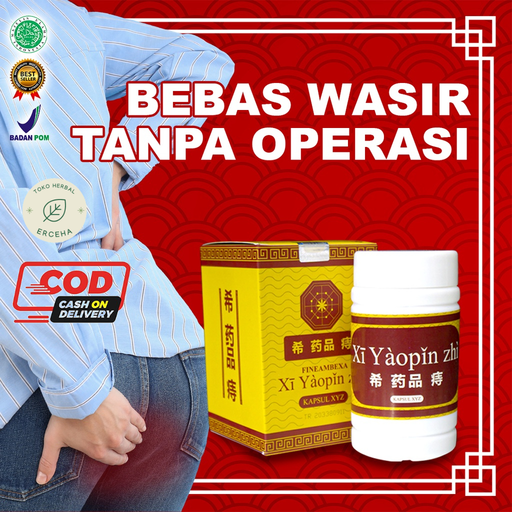 Kapsul Xi Yaopin Zhi Mengobati Wasir Ambeien Ambeiyen Kutil Dari Dalam Tanpa Operasi BPOM Obat Wasir Bandung Untuk Ambeyen Akut Bernanah Berdarah COD