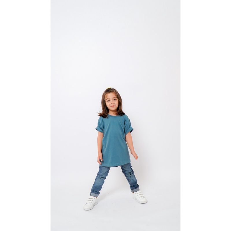 HOODIE GOODIE Kids Premium T-Shirt Blue Stone