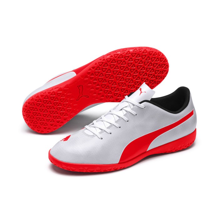 Sepatu Futsal Rapido IT White Gray PUMA BNIB