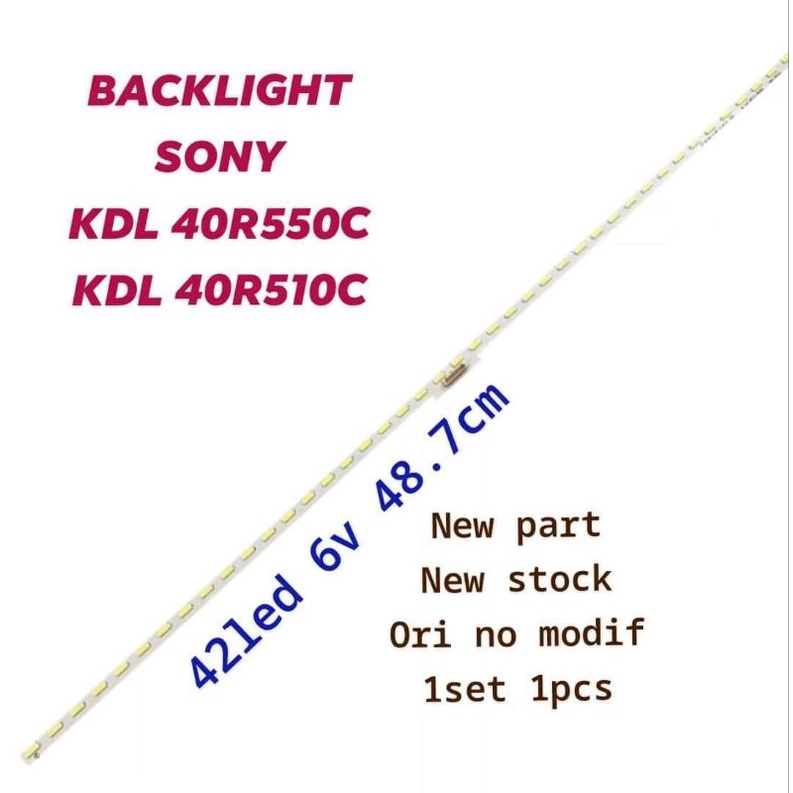 LAMPU LED BL BACKLIGHT TV SONY KDL-40R550C KDL-40R510C 40R550 40R510 40R550C 40R510C