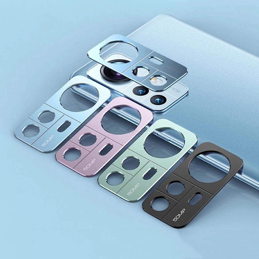 Cover Lensa Kamera Belakang Bahan Aluminum Alloy Anti Gores Untuk Xiaomi 12 / 12X / 12Pro