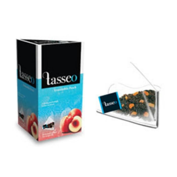 

Tasseo Irresistable Peach Tea Teh Persik 45g 25 Tea bags