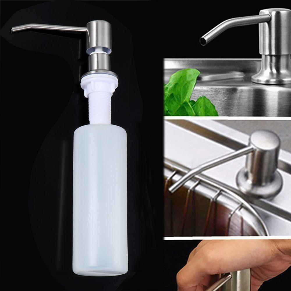 Dispenser Sabun Wastafel Nanas Rumah Tangga Stainless Steel Cair Cuci Tangan Aksesoris Kamar Mandi