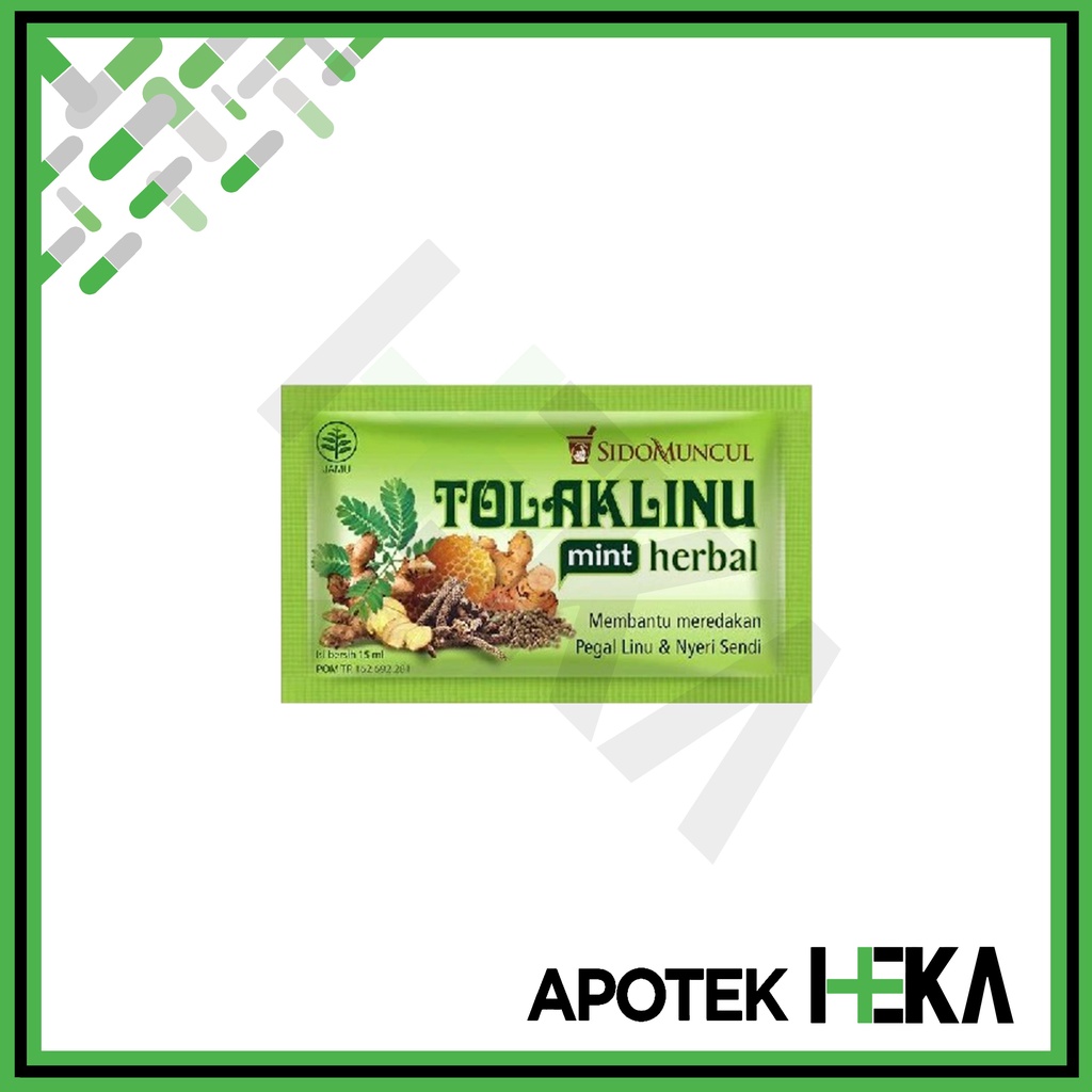 Tolak Angin Linu Herbal Mint 1 Sachet - Meredakan Pegel Linu (SEMARANG)