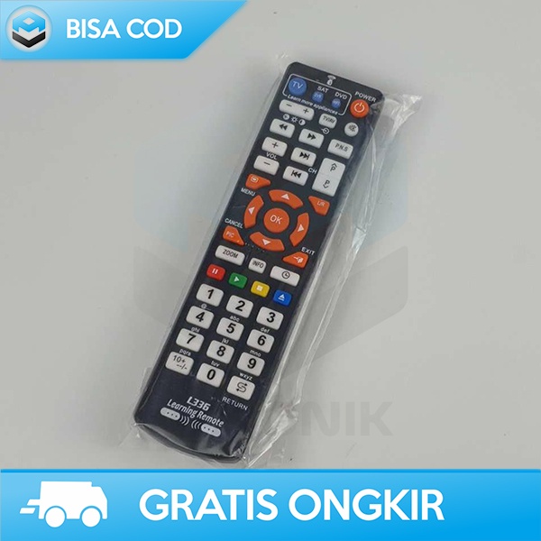 REMOTE UNIVERSAL TV LEARNING SMART CHIP AAA PLASTIC BY CHUNGHOP L336