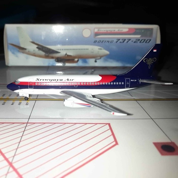 JE Pajangan Miniatur Replika Pesawat SRIWIJAYA AIR 737-200 PK-CJP AEROCLASSICS 1:400 Diecast