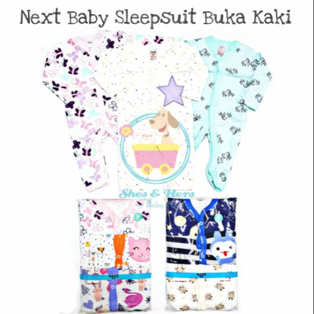 Sleepsuit Buka Kaki 3 In 1