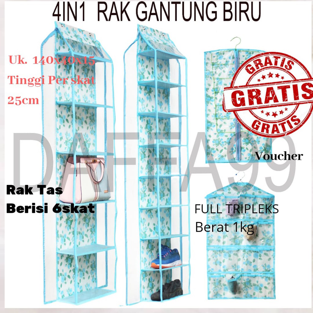 SET 4IN1 RAK GANTUNG