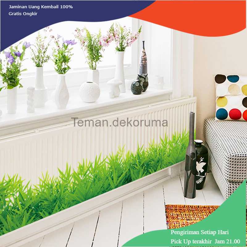 TD-AD1 VEELIKE Stiker Wallpaper Dinding Model Rumput - RQ1022