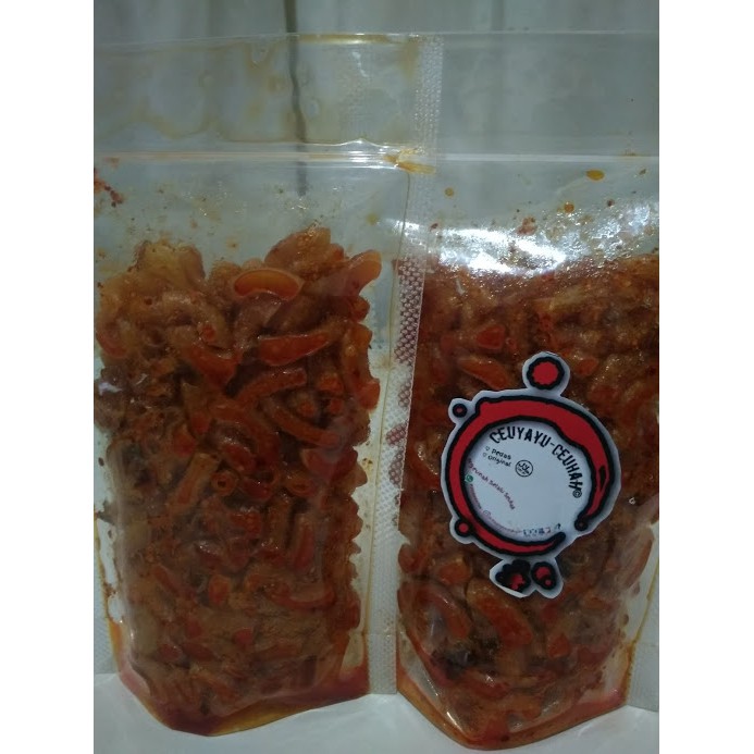 

Makaroni Cikruh - Snack/Cemilan Pedas dan Original