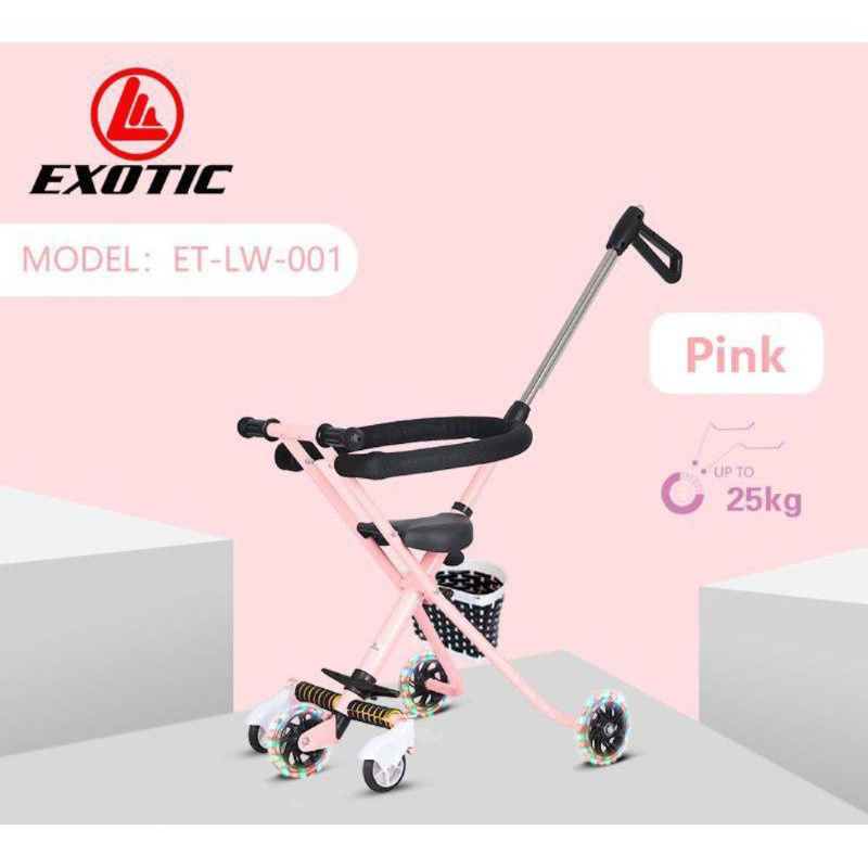 stoller bayi kursi dorong bayi EXOTIC ET-LW-001 roda 5+keranjang