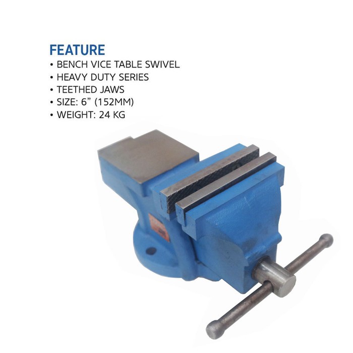 Benz Catok Besi 6'' /Ragum besi 6'' / Catok Paron 6'' Benz TANGGEM 6''