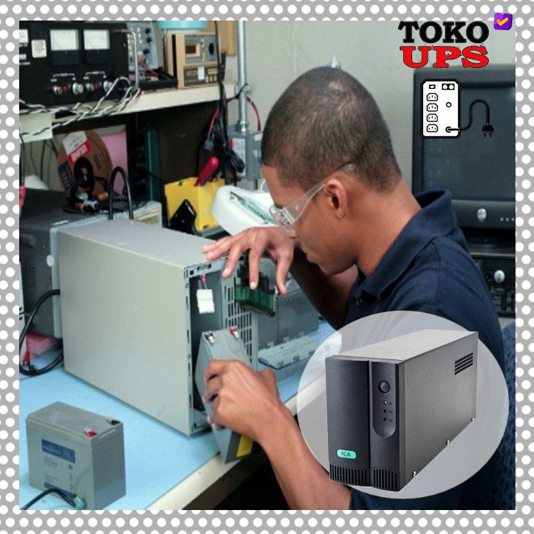 ICA CP700 Service UPS Ganti Baterai UPS