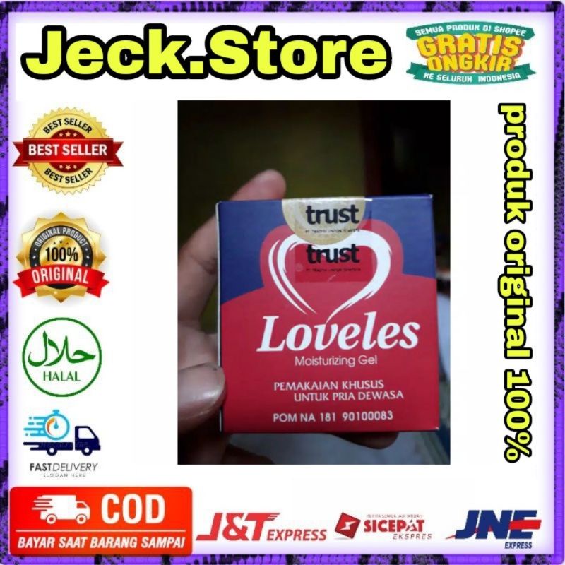 Loveles Moisturizing Gel Asli Original 100%