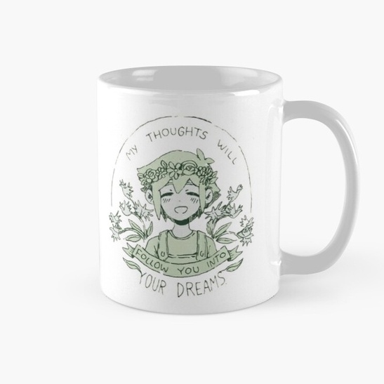 Jual Mug Gelas Omori My Thoughts Will Follow You Into Your | Shopee ...