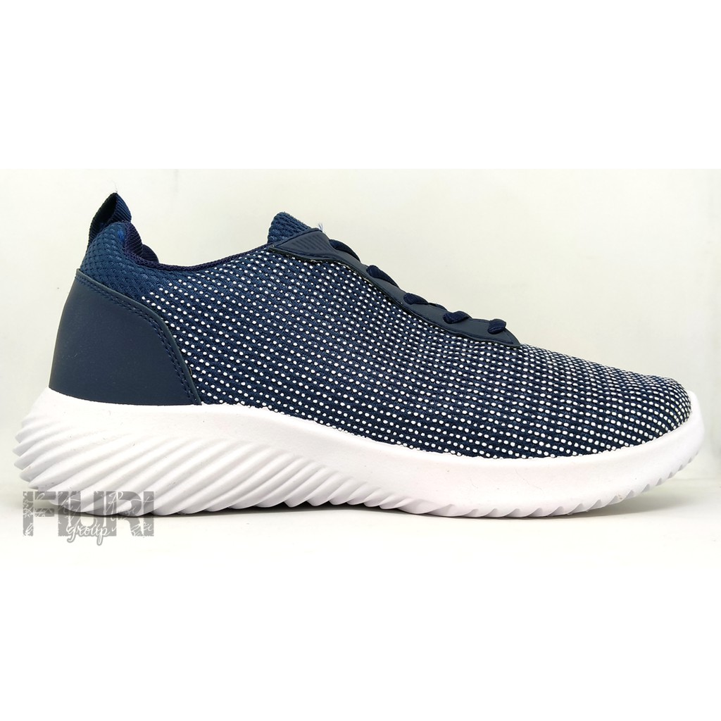 FIURI - Ando Original - XANDER 39-43 Navy - Sepatu Kets Pria - Sepatu Sneakers Pria - Sepatu Olahraga Sport Pria - Sepatu Casual - Sepatu Jogging Lari Fitness Gym Senam Pria - Sepatu Sekolah Bertali SD SMP SMA - Fiuri