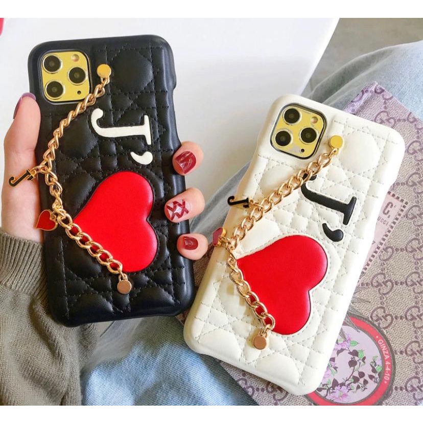 Casing Tali chain rantai Iphone 7 8 7+ 8+ X Xs Xr Max 11 Pro Max FH64