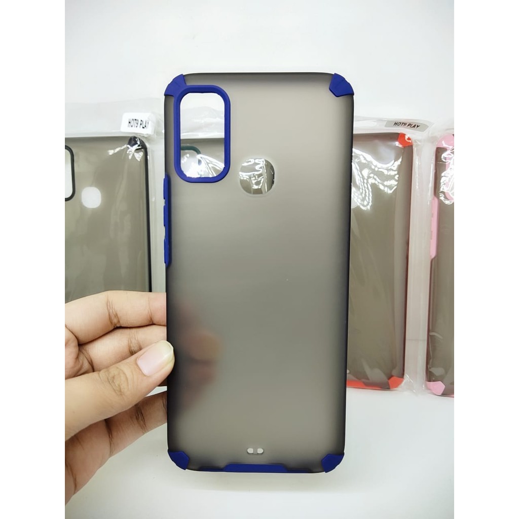 Case Dove Infinix Hot 9 Play X680 6.82 inch Hardcase Anti Shock List Warna Protection Camera