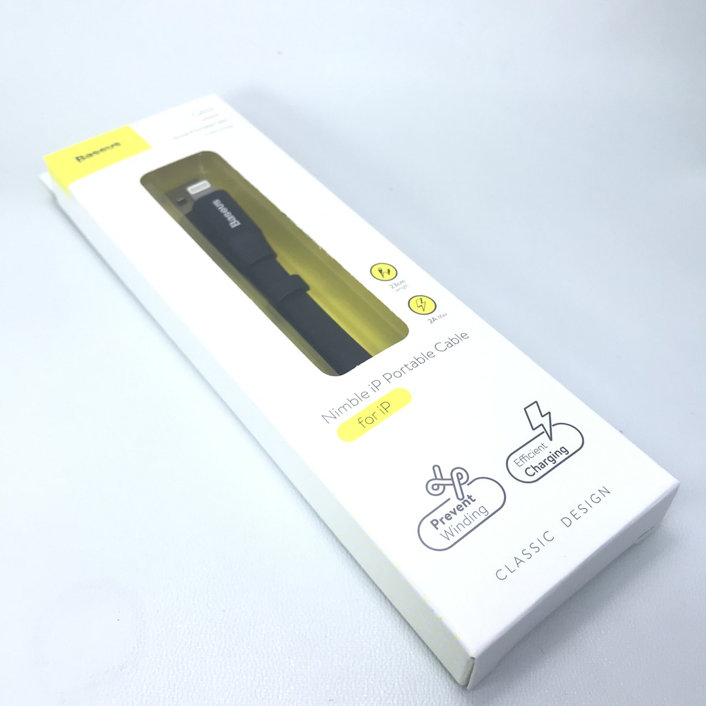 Baseus Kabel Powerbank Lightning Charger Powerbank PB iP Baseus 23cm