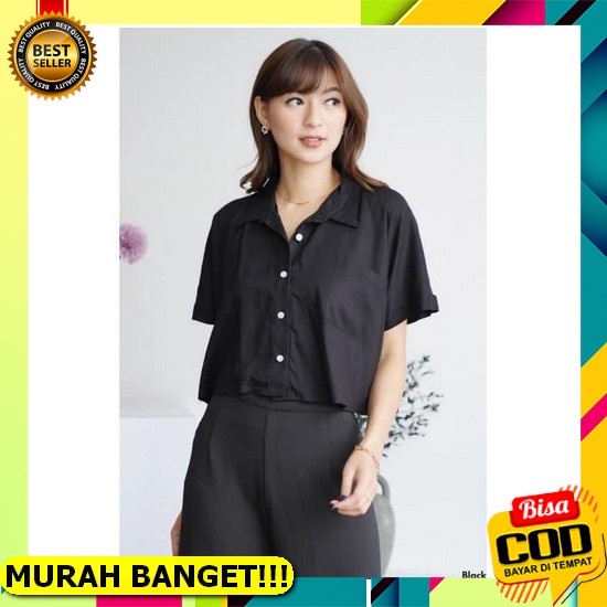Model Baju Wanita Dewasa Terbaru 2021 Lengan Panjang Daun/Baju Blouse Wanita/Kemeja Wanita Kekinian/