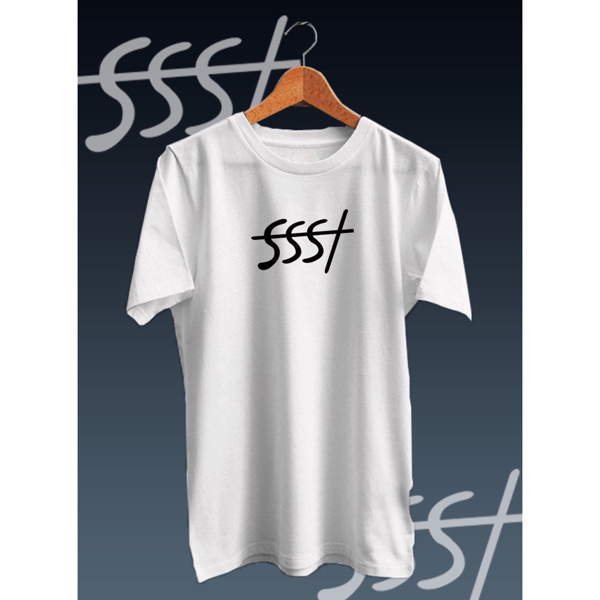 KAOS DISTRO PRIA&quot;SSST TENGAH&quot;cotton combed 30s