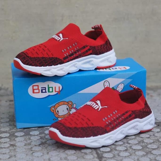 Sepatu Anak Fashion Puma Slip On Import//Sneakers Anak Anak Terbaru