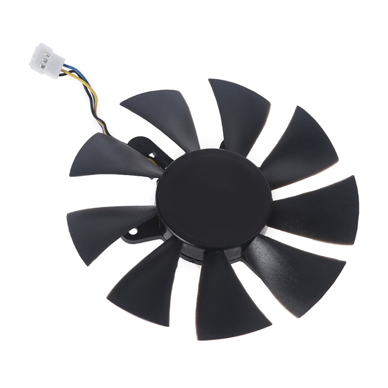 Bt 2PCS 87mm Kartu Grafis Pendingin VGA Fan GFY09010E12SPA 4Pin 12V 0.5A Cooler Fan