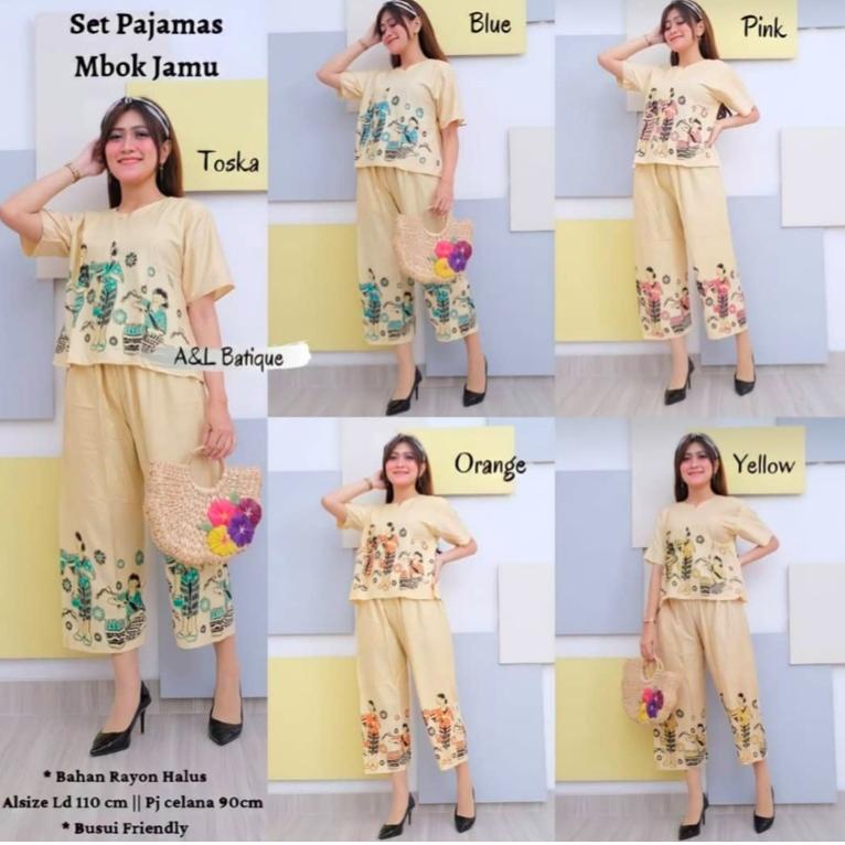 SUPER JUMBO LD 120 XXXXL CIMORY JAMU ONE SET MBAK YU SETELAN CELANA PANJANG CP GENDHIS JAMU MBOK KOM