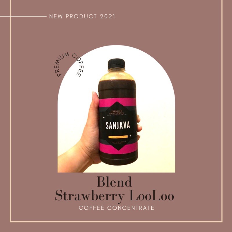 

ESPRESSO CAIR / KONSENTRAT KOPI 1 LITER STRAWBERRY LOOLOO