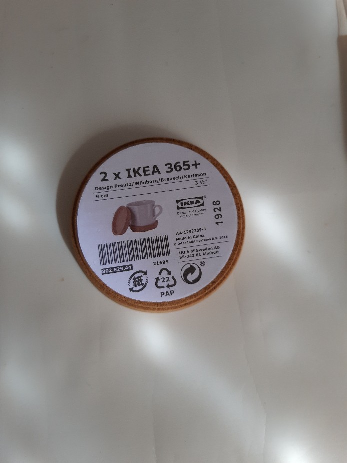 1bh Tempat Tatakan Gelas Mug Bahan Gabus 9cm Tatakan Mug 1 Bh