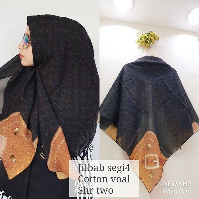 Jilbab khimar voal ori shr