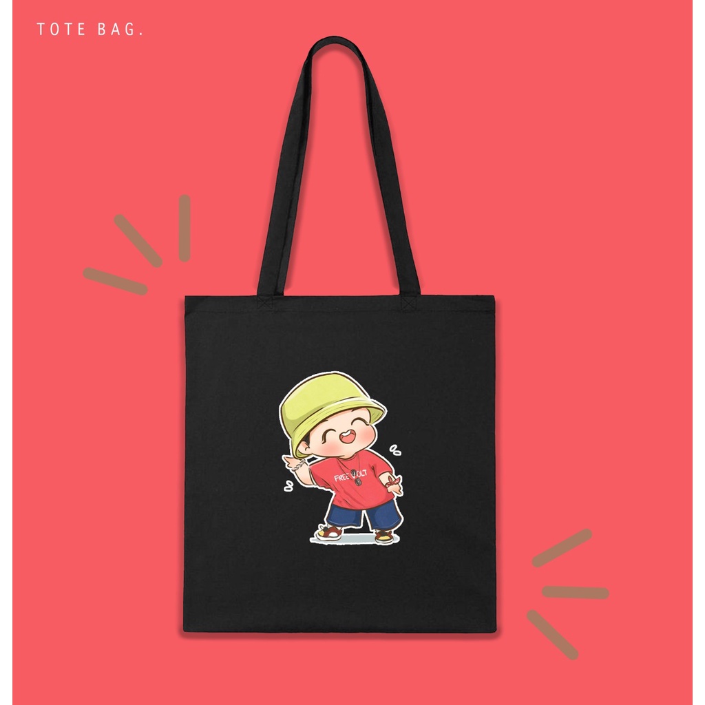 TOTE BAG WANITA / ANIME BTS / KPOP EDITION / TAS LES / TAS KULIAH / TAS SANTAI / BAHAN KANVAS