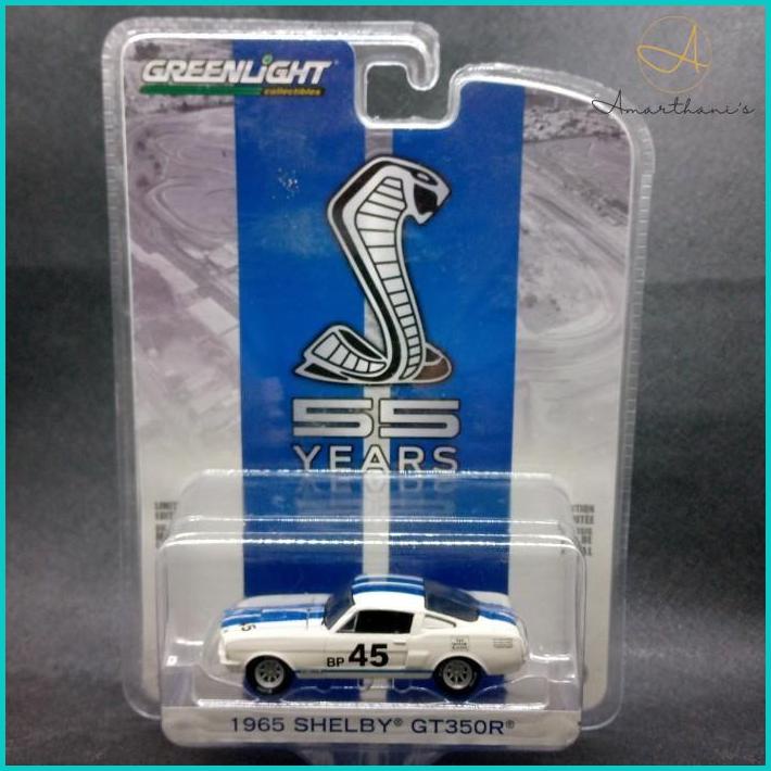 Ac - Greenlight 28040-F 55Th Anniversary 1965 Shelby Gt 350R #45 1/64