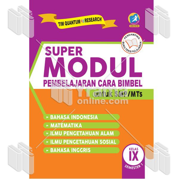 BUKU MODUL BELAJAR CARA BIMBEL SMP MTs KELAS IX SEMESTER 1