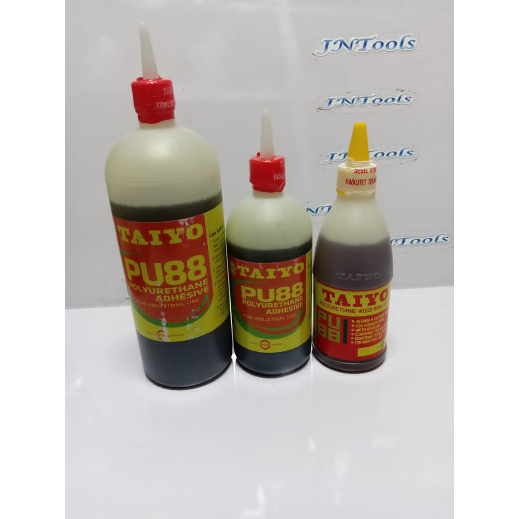 

Lem PU 88 TAIYO 900gram PolyUrethane Adhesive untuk kayu BASAH