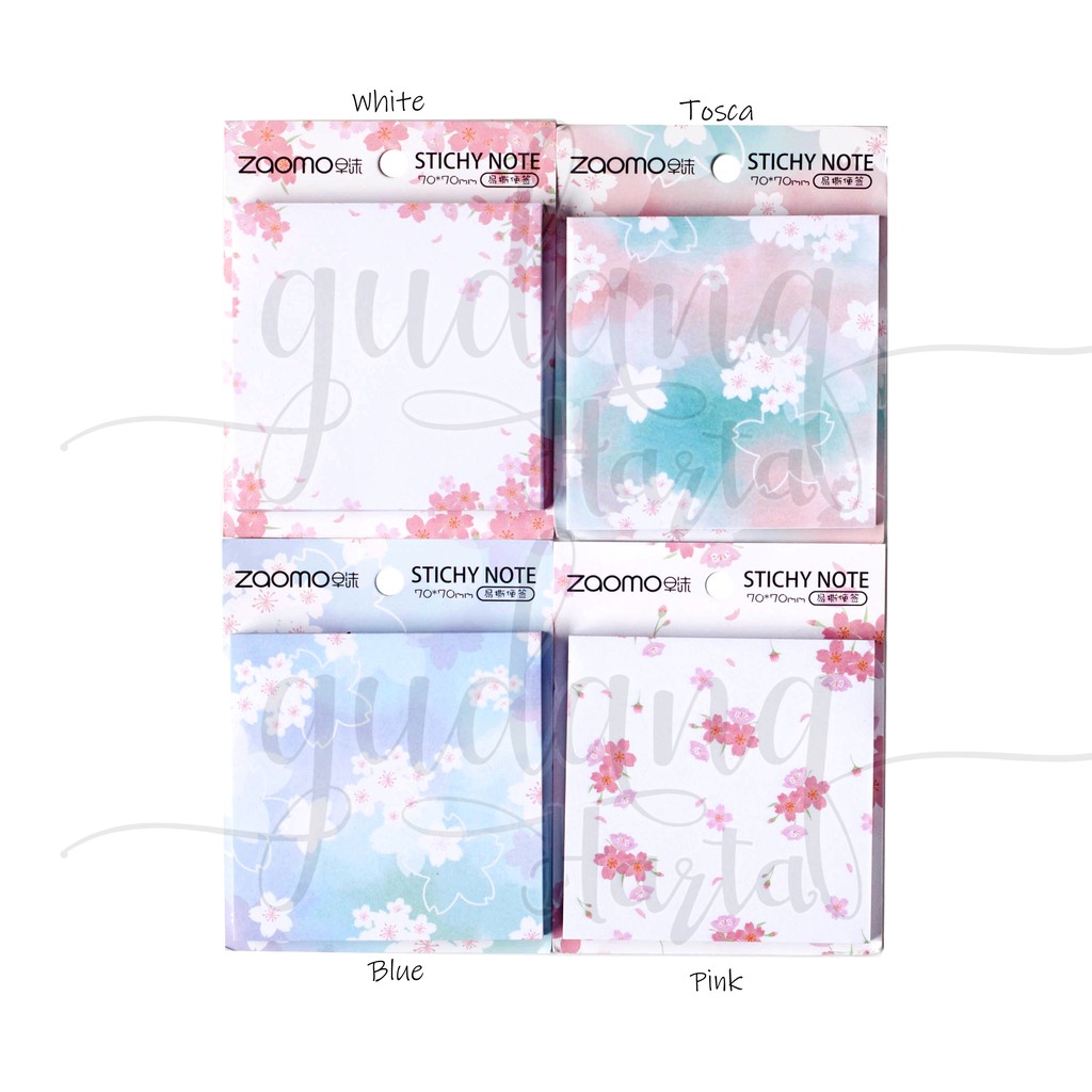 Sticky Notes Sakura Notes Bunga Lucu Indah DIY Scrapbook GH 301396